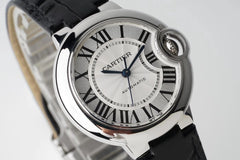 BALLON BLEU 33MM AUTOMATIC WHITE DIAL LEATHER 2021