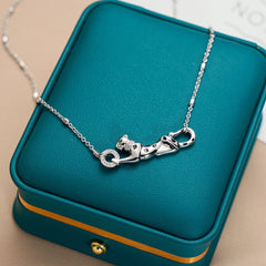 PANTHERE PEDANT SILVER NECKLACE