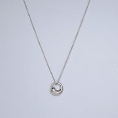 SNAIL PEDANT SILVER NECKLACE
