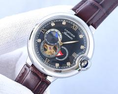 BALLON BLEU 36MM OPEN HEART PINK DIAMOND NUMERALS