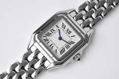 PANTHERE 27MM SILVER CASE WHITE DIAL