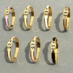 CLIC CHAINE GOLD BRACELET