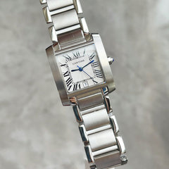 TANK FRANCAISE STEEL WHITE DIAL