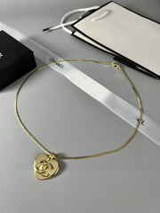 CC HEART LIGHT GOLD NECKLACE