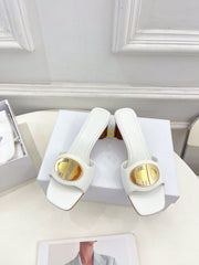 CD FOREVER HEELED 5CM WHITE