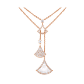 DREAM DOUBLE CHAIN PINK GOLD NECKLACE