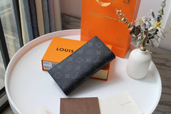 LV 25S FUJIWARA HIROSHI WALLET 19 IN MONOGRAM ECLIPSE COATED CALFSKIN