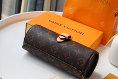 LV 25S ASTUCCIO PER 3 OROLOGI 20 IN BROWN MONOGRAM CALFSKIN