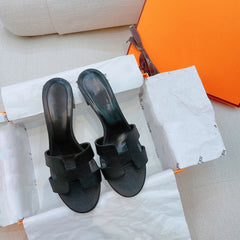 0asis Sandal Epsom Calfskin Black