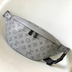 LV 25S DISCOVERY BUMBAG 44 IN TAUPE GRAY EMBOSSED MONOGRAM ECLIPSE CALFSKIN