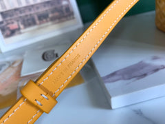 MUSE VANITY CASE 20 IN YELLOW GOYARDINE CANVAS