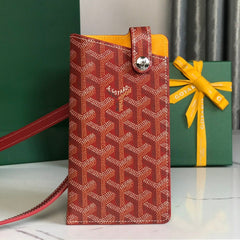 MONTMARTRE GM CASE 18 IN CLASSIC RED GOYARDINE CANVAS