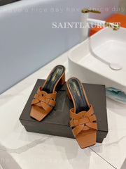 SL TRIBUTE MULES COPPER CALFSKIN