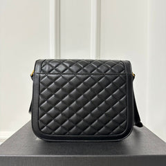 SOLFERINO HENGFENG 22 BLACK LAMBSKIN BAG