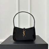 MINI 19 BLACK GLOSSY CALFSKIN HOBO