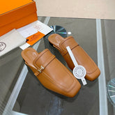 GROUPIE MULE TAWNY LAMBSKIN