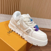 LV Trainer Maxi Sneaker White Calfskin