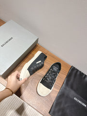 BALENCIAGA 25S SNEAKER IN BLACK CANVAS