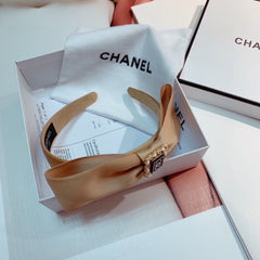 CAMEL BEIGE SILK HAIRBAND 832202