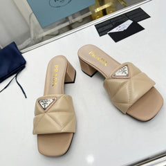 PRA EMBROIDERED SANDALS 45 BEIGE LAMBSKIN