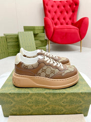 GG TRAINER CARAMEL CALFSKIN