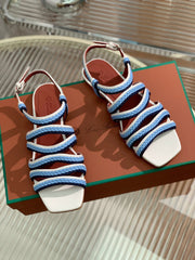 LP SPRIGHTLY CHARMS SANDAL SKY CALFSKIN