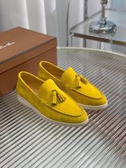 LP SUMMER WALK TASSELS LOAFERS YELLOW SUEDE