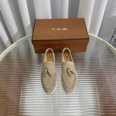 LP SUMMER WALK TASSELS LOAFERS KHAKI SUEDE