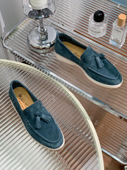 LP SUMMER WALK TASSELS LOAFERS AEGEAN SUEDE
