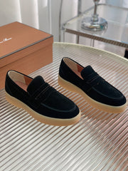 LP RETRO SUMMER WALK LOAFERS BLACK SUEDE