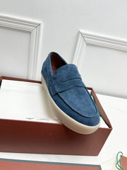 LP RETRO SUMMER WALK LOAFERS AEGEAN SUEDE