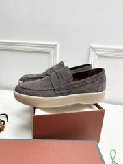 LP RETRO SUMMER WALK LOAFERS ASH SUEDE