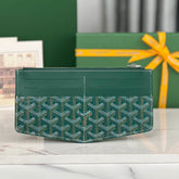 INSERT LOUISE 21 IN GREEN GOYARDINE CANVAS