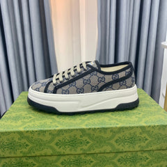 GG SNEAKER FLATFORM LEAD CANVAS