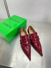 HIGH PUMP 35 MM IN SCARLET RED PATENT CALFSKIN