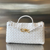 SMALL ANDIAMO 29 IN WHITE LAMBSKIN