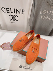 LP SUMMER CHARMS WALK LOAFERS ORANGE SUEDE