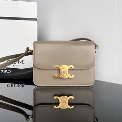 TRIOMPHE TEEN 22 PEBBLE GREY COWHIDE