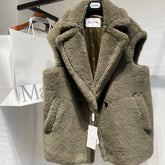 MAX MARA 25S SLEEVELESS TEDDY VEST 90550