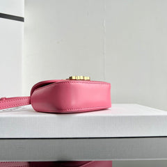 Triomphe 11 Hot Pink Calfskin Handbag