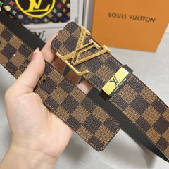 LV 25S BELT 38 MM IN BROWN CALFSKIN 593202