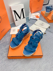 HAVANE 30 SANDAL IN CLASSIC BLUE SUEDE