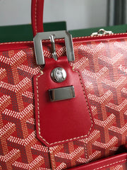 AMBASSADE DOCUMENT CASE 35 IN CLASSIC RED GOYARDINE CANVAS