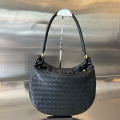 MEDIUM GEMELLI 36 BLACK LAMBSKIN