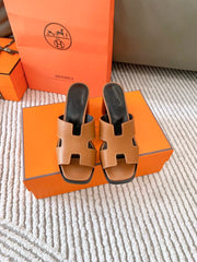 HELIA 60 SANDAL IN BRONZE BROWN CALFSKIN