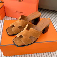 HELIA 60 SANDAL IN BRONZE BROWN SUEDE