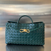 SMALL ANDIAMO 29 IN EMERALD GREEN LAMBSKIN