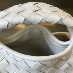 MINI HOP 25 IN WHITE CALFSKIN