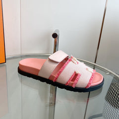 Chypre Techno Sandal Pink Leather