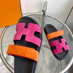 Chypre Sandal Rose Chapas / Orange Suede